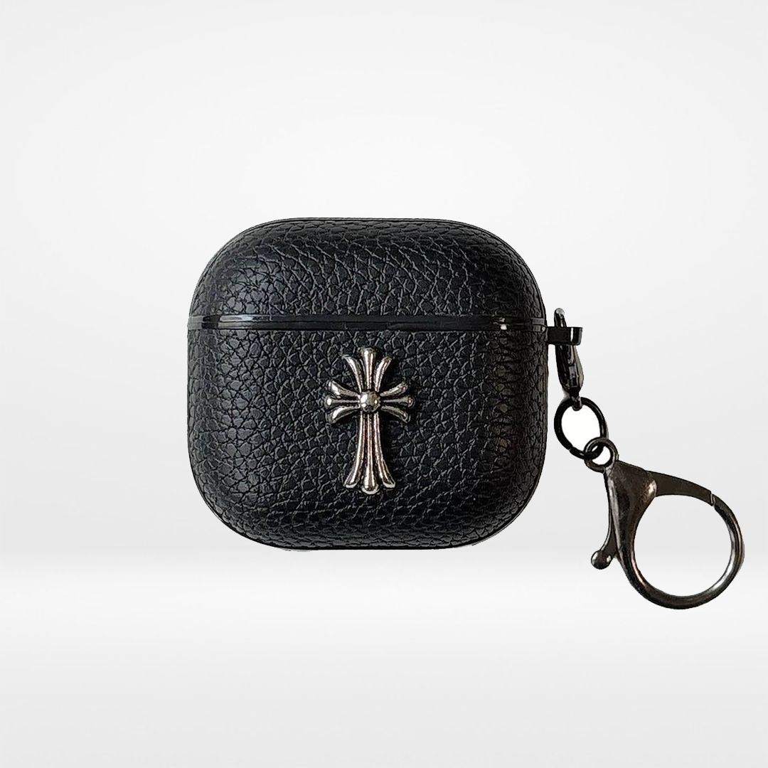 Airpods con funda de Chrome