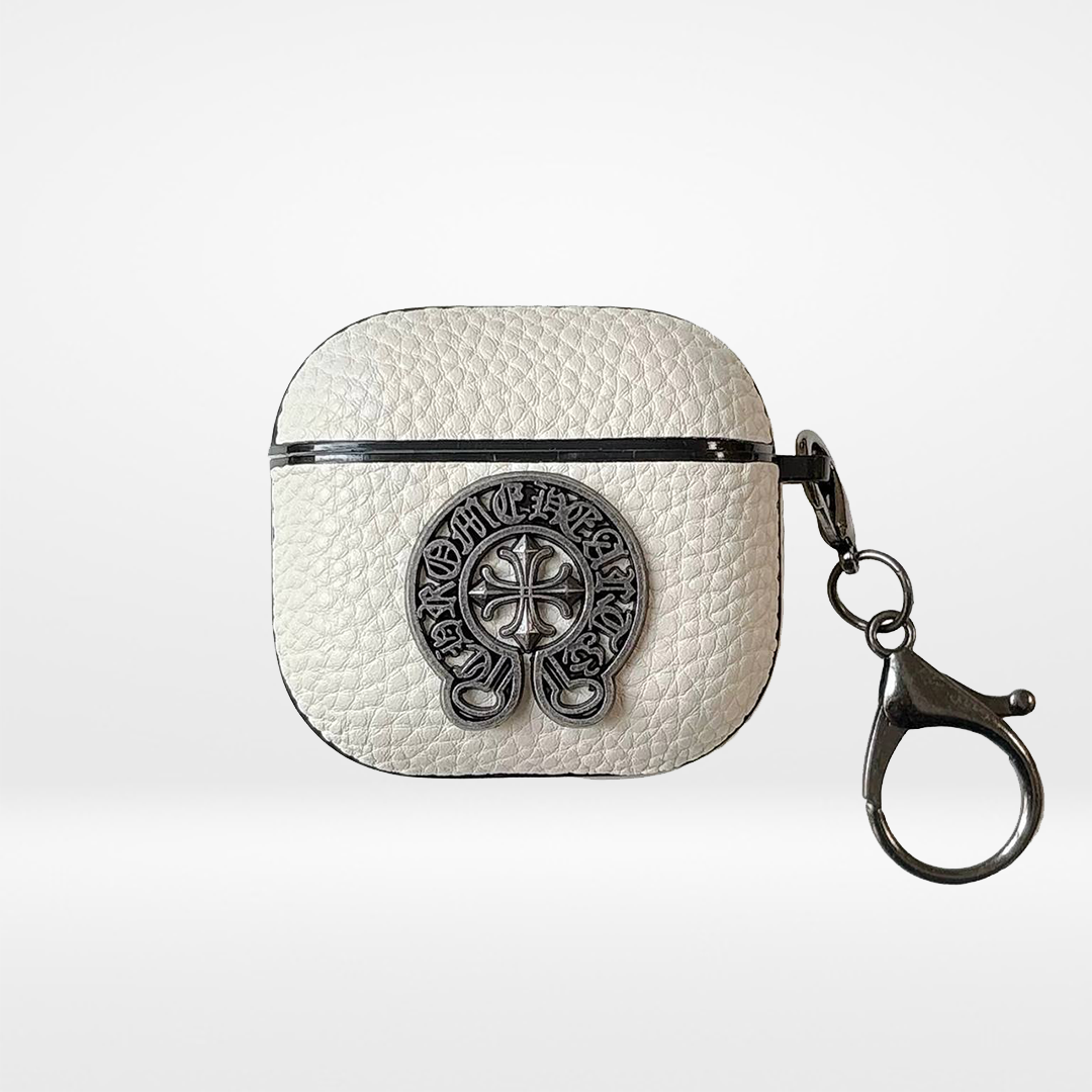 Airpods con funda de Chrome