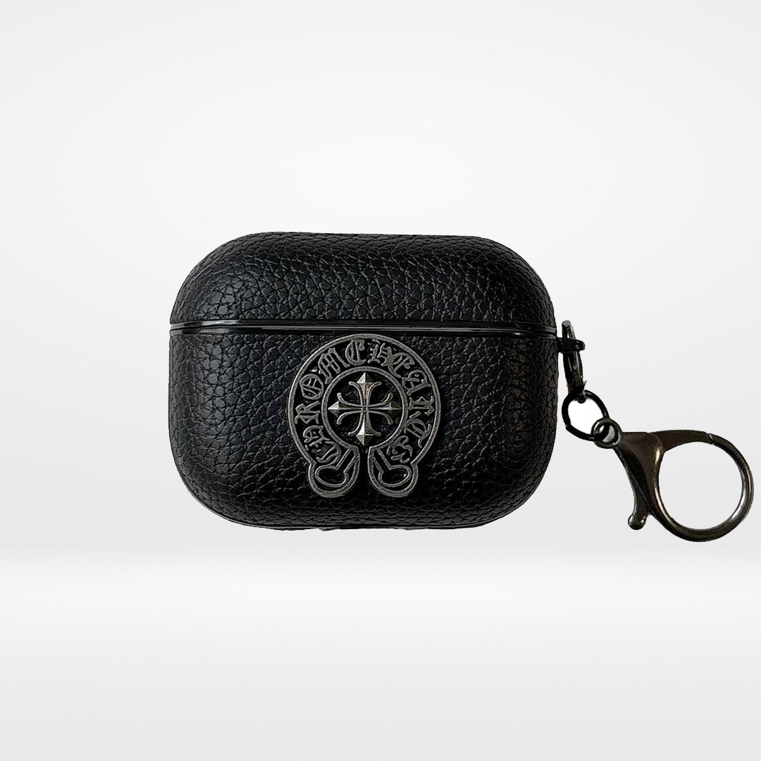 Airpods con funda de Chrome