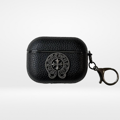 Airpods con funda de Chrome