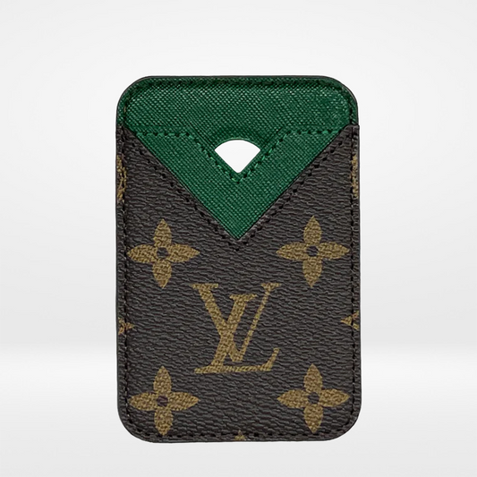 TARJETA MAGSAFE LV MARRÓN/VERDE